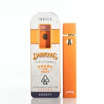 Kup Dabwoods Disposable Full Gram Vape – Biscotti